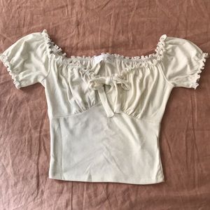 American Threads Off Shoulder Top